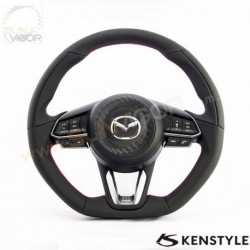 2017+ 马自达 CX-9 [TC] Kenstyle D型平底方向盘(軚环)