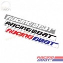 Racing Beat 标致贴纸 [黑,白,蓝红色]