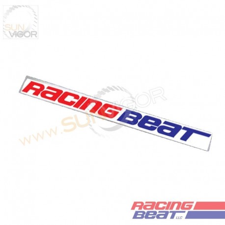 Racing Beat 标致贴纸 [黑,白,蓝红色]