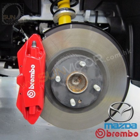 89-05 马自达 MX-5 Miata [NA, NB] 原厂Brembo 4-POT 剎车卡钳(煞车卡钳)套装 [前]